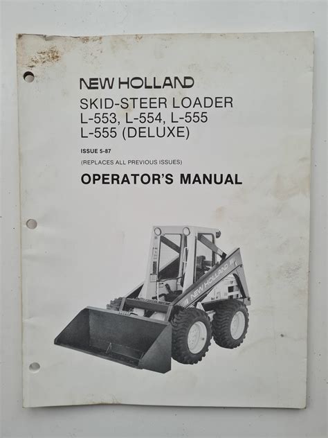 skid steer new holland l555|new holland l555 parts manual.